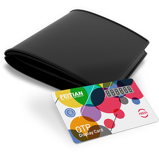 FT Mini VC-200E OTP Token – Compact E-Ink Display, OATH-TOTP Compliant, NFC Seed Programming, Waterproof IP68, 5-Year Battery Life, Zero Software, Ideal for Secure 2FA Authentication