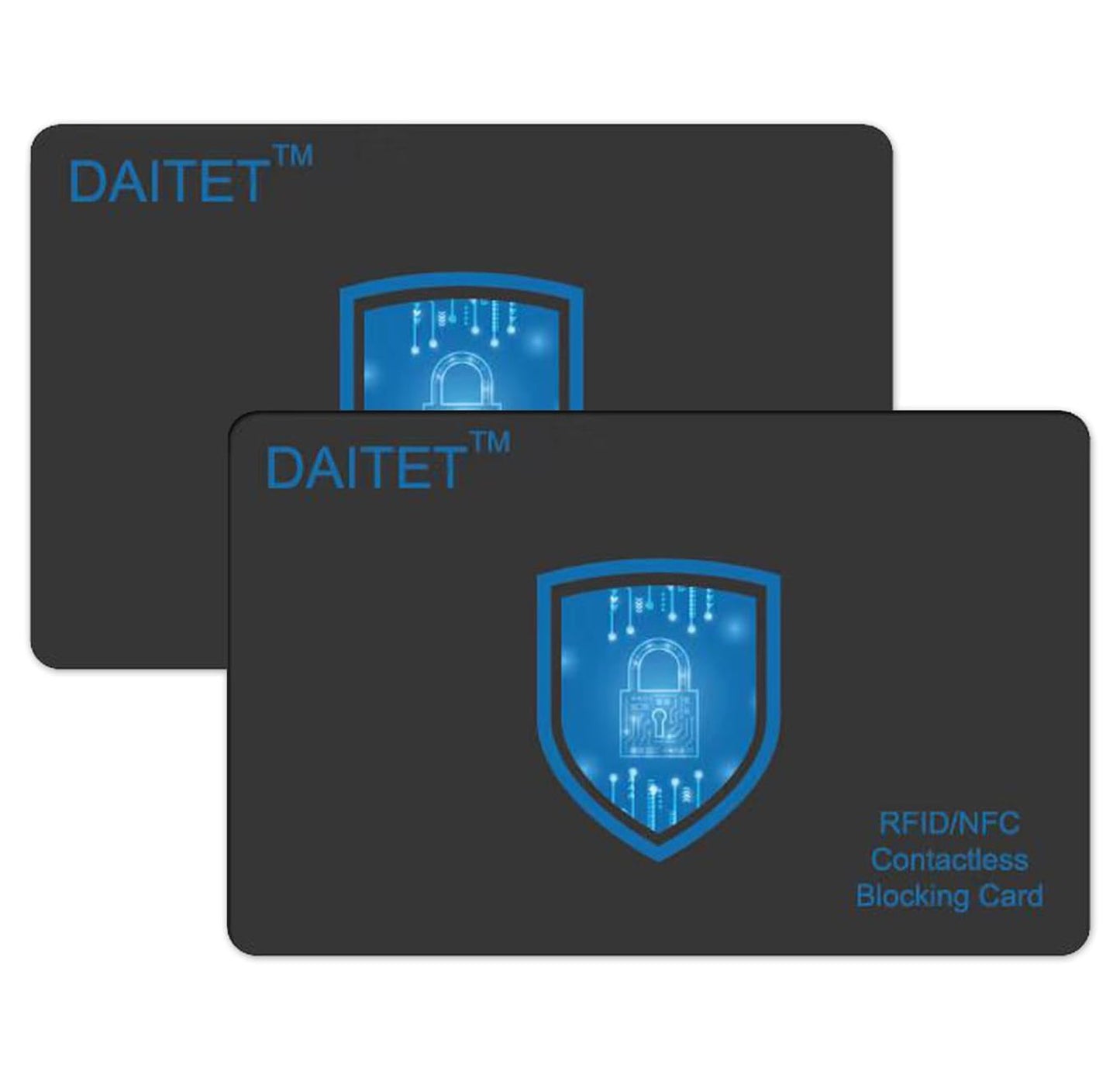 RFID and NFC Slim Contactless Card Protector: Slim protector blocking RFID and NFC signals, safeguarding contactless bank cards, credit/debit cards, and passports from unauthorized scanning and data theft.