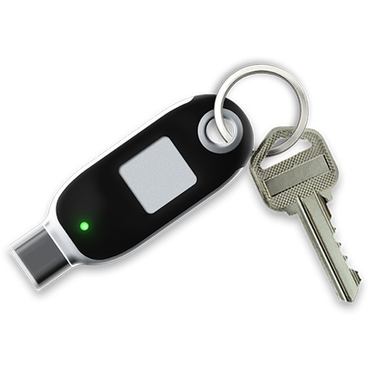 FT BioPass FIDO2 K26 – USB-C Biometric Security Key with Fingerprint Authentication, FIDO2/U2F Certified, FIPS 140-2 Level 2, Supports Windows Hello, Works with Major Platforms and Services