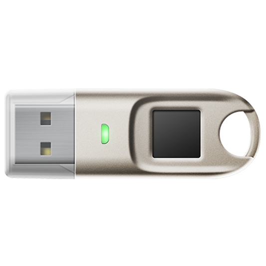 FT BioPass FIDO2 Plus K45+ – USB-A Biometric Security Key with Fingerprint Authentication, FIDO2/U2F/PIV Certified, FIPS 140-2 Level 2, Phishing-Resistant MFA, Compatible with Major Platforms
