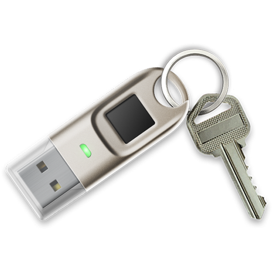 FT BioPass FIDO2 Plus K45+ – USB-A Biometric Security Key with Fingerprint Authentication, FIDO2/U2F/PIV Certified, FIPS 140-2 Level 2, Phishing-Resistant MFA, Compatible with Major Platforms