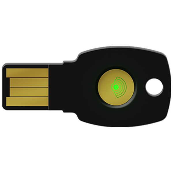 FT ePass FIDO2 K9B Security Key – USB-A & NFC, FIDO2/U2F Certified, Phishing-Resistant 2FA, HOTP Support, IP67 Rated, Compatible with Windows, macOS, Linux, Android, Chrome OS