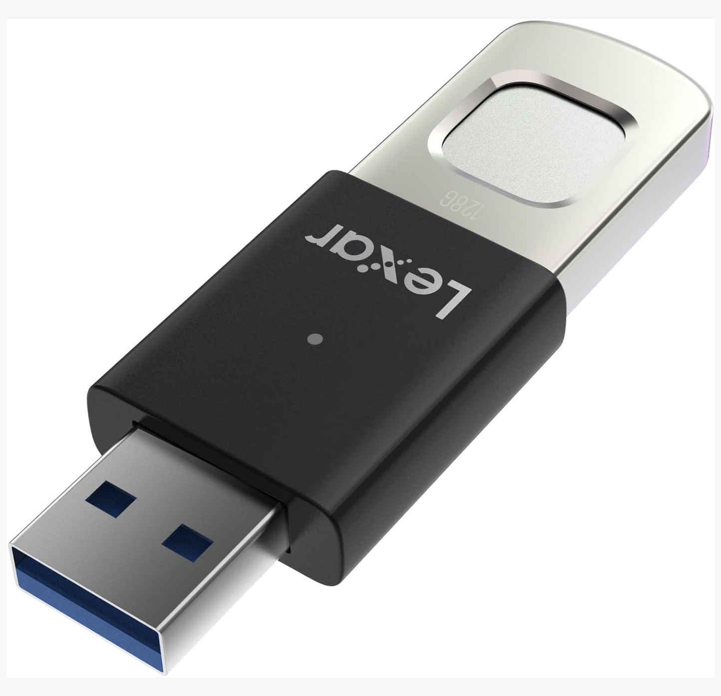 Lexar JumpDrive Fingerprint F35 PRO 128GB USB3.0 Flash Drive, Up to 400MB/s Read/300MB/s Write USB Stick, 10 Fingerprint IDs Allowed Memory Stick, USB