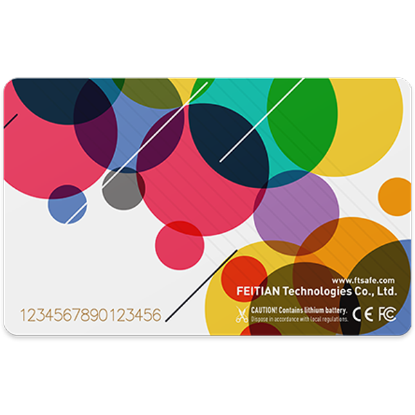 FT VC-200E OTP Token – OATH-TOTP Compliant, E-Ink Display, Waterproof IP68, 5-Year Battery, Zero Software, ISO7816, Secure 2FA for Azure, Okta, PingID, and More