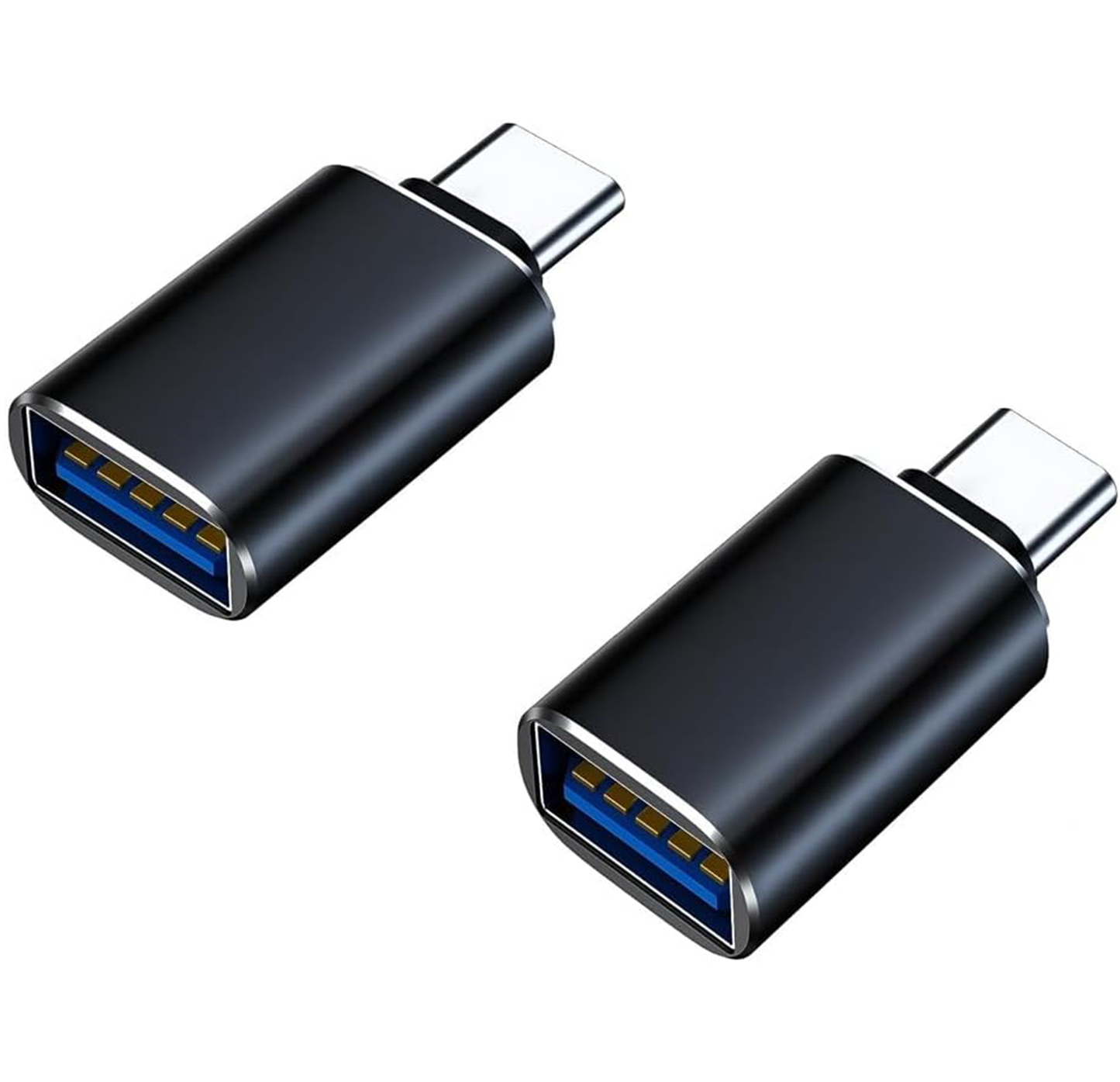 TAVICE 2-Pack USB-C to USB 3.0 Adapters, OTG converters for MacBook, iPad, and Thunderbolt 3/4 Type-C devices.