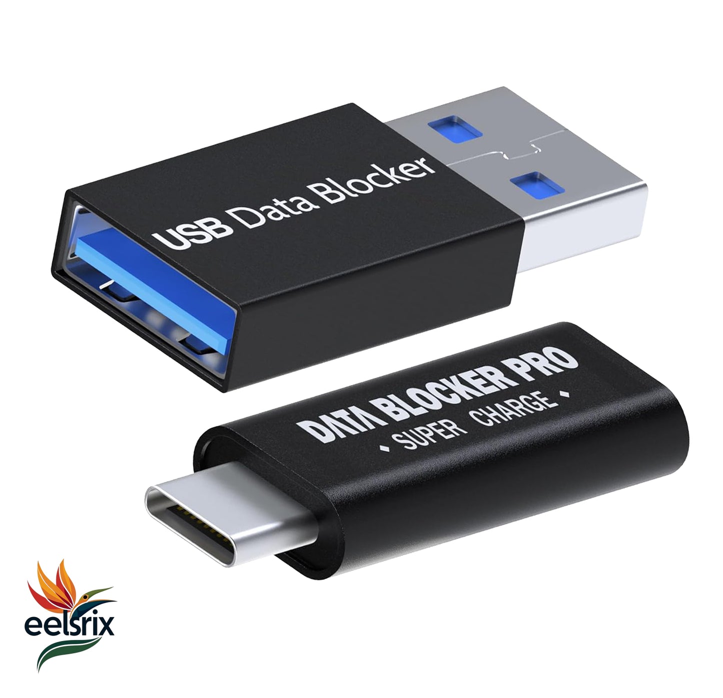 USB Data Blocker [2 Pack]: Secure charging adapters preventing data transfer during USB charging, protecting devices from juice jacking and potential data theft in public stations.